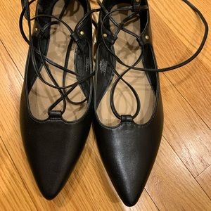 Only worn once ballet flats